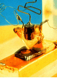 Point-contact transistor
