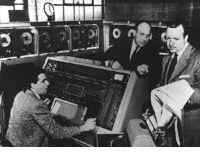 Cronkite with UNIVAC